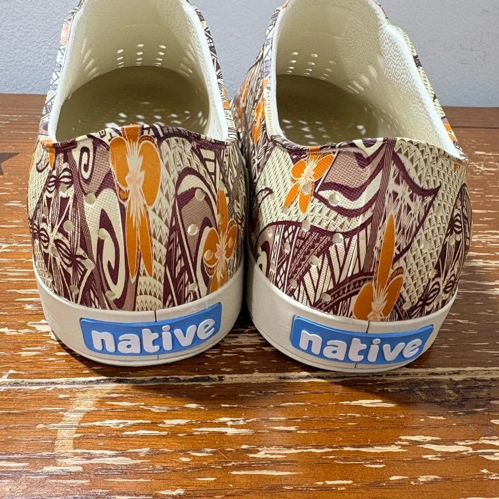 Native Disney Moana Collab Recyclable Comfy Summer Slip On Shoes Unisex Sz M7 W9